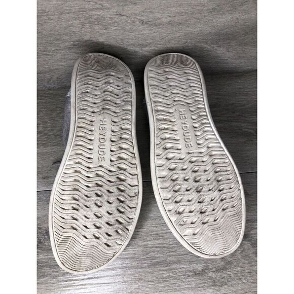 Hey Dude Wendy Rise Sox Stone White Textile Slip On Comfort Shoes Women 8M US/39 - Picture 13 of 16